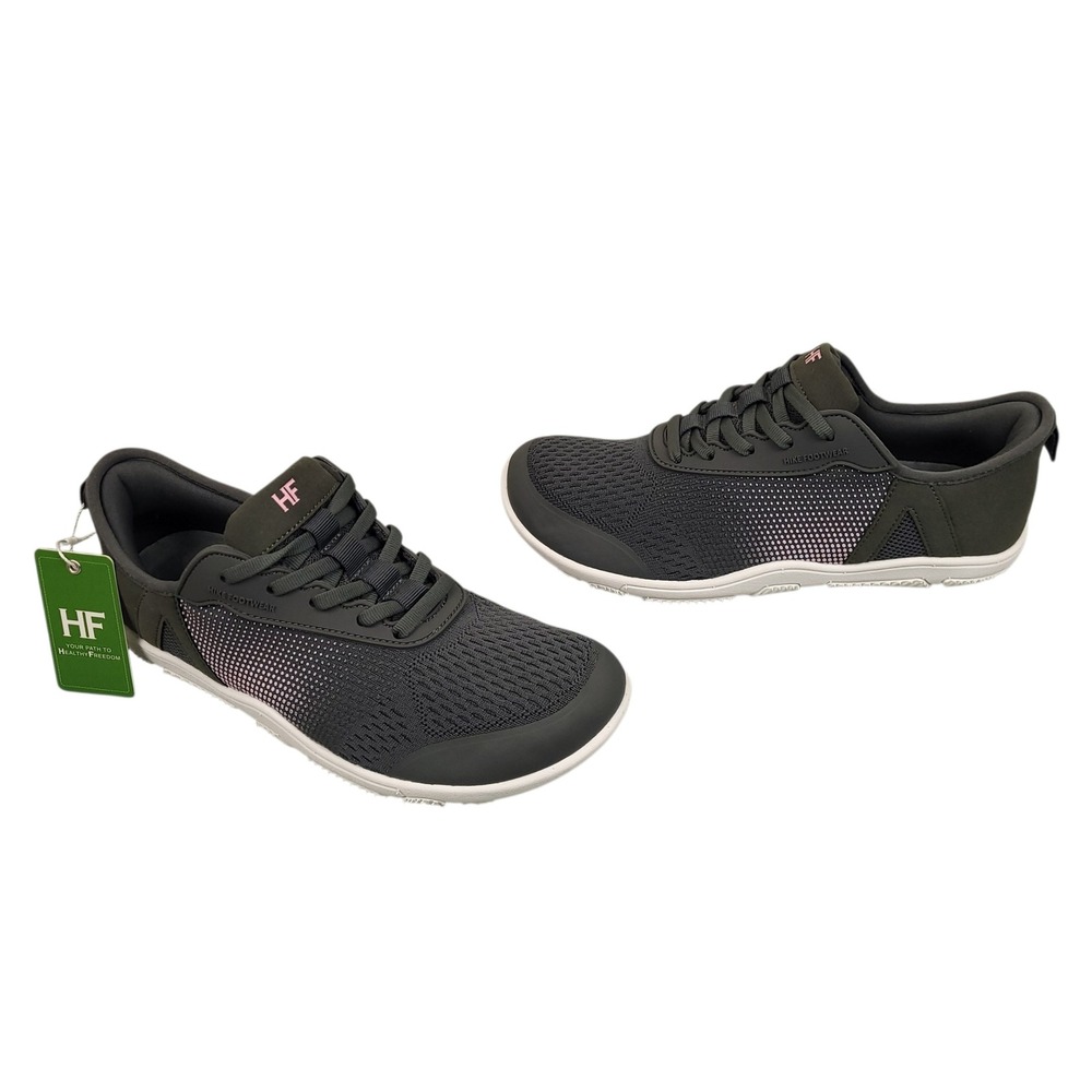 Hike Footwear HF Stride Barefoot Shoes Womens 9/9.5 Gray Pink White NWT